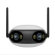 180 degrees WiFi camera dual lens