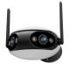 180 degrees WiFi camera dual lens