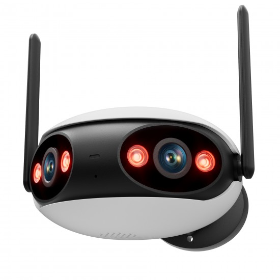 180 degrees WiFi camera dual lens