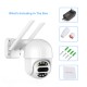 Cameră WiFi 4MP de exterior, rezistentă la apă, cu obiectiv dublu, zoom digital 8x și rotație 360° Cameră WiFi 4MP de exterior, rezistentă la apă, cu obiectiv dublu, zoom digital 8x și rotație 360°