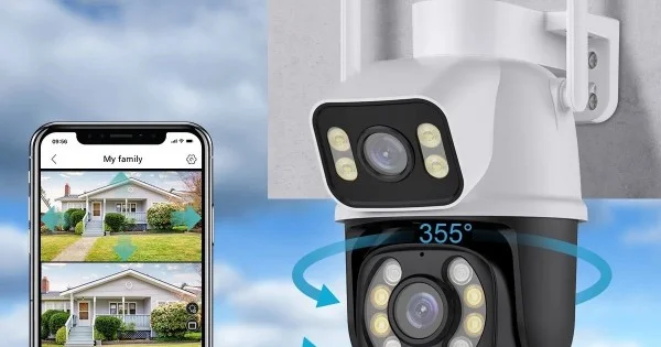 6MP Dual Lens iCsee WIFI Camera – Ultimate Auto Tracking Security | Buy ...