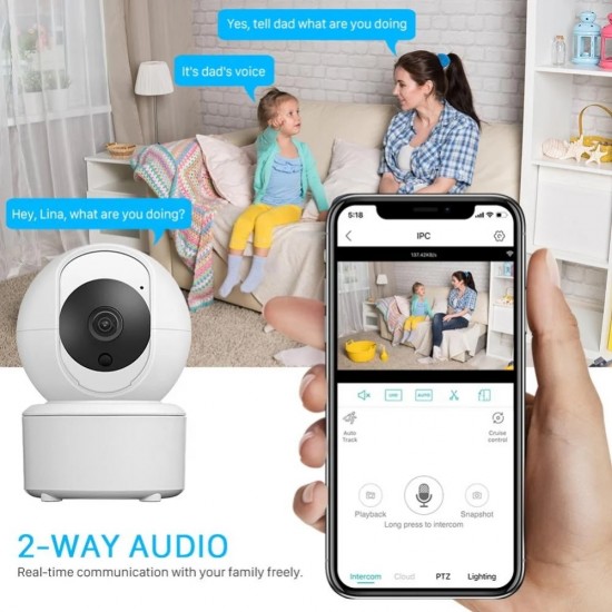Cameră WiFi CCTV de interior 4MP icsee