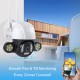3MP CCTV PTZ WIFI камера с нощно виждане icsee