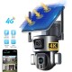 Autonomous Solar 4G WiFi Camera with Dual Lens and 10x Optical Zoom