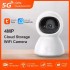 Cameră de securitate WiFi 5G 4MP pentru locuință – Tuya Smart, mod de confidențialitate, compatibilă cu Alexa și Google Home